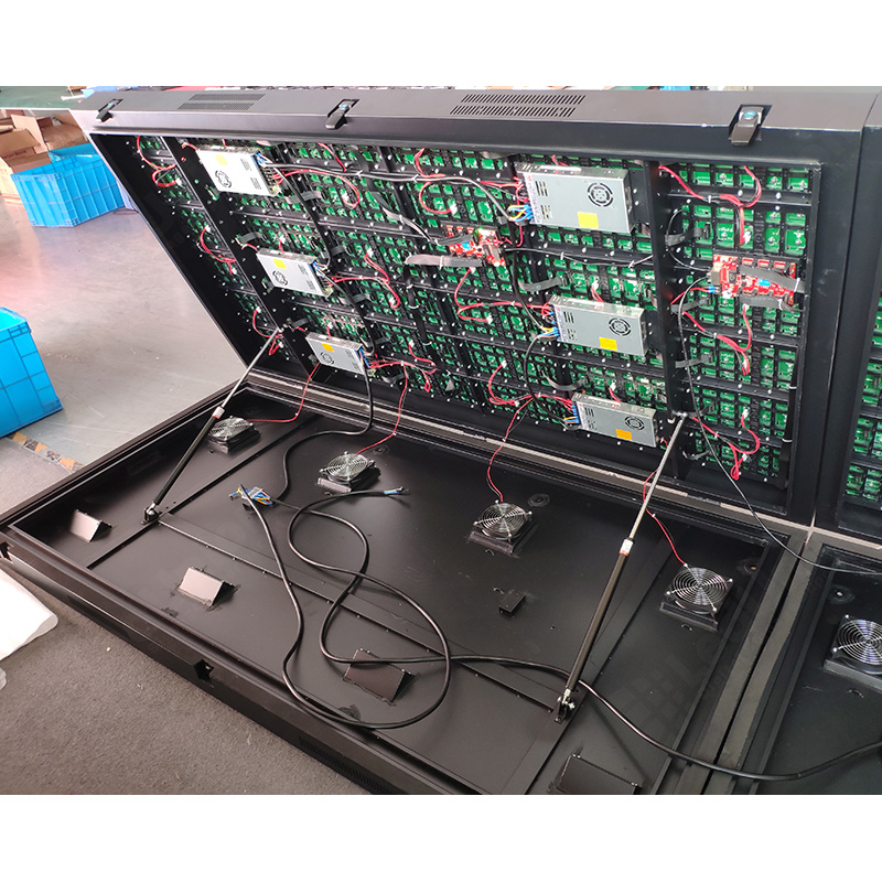 UniSign EX3.3, 1600x960mm cabinet, 480x288pix, 6000nit, 1920Hz, IP65, 72kg, Wall mount/pylon mount, Front open, Dual sided option, APP control, Live TV show, Customizable size