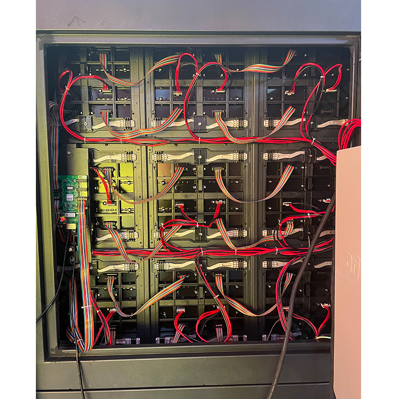 UniModule EX8 Pro, P8, 320x320mm module, 40x40pix, 6500nit, 1920Hz, IP62, Wall mount front service, Quick latch lock